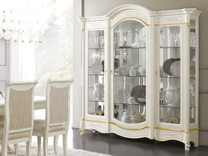 DIAMANTE - Wooden display cabinet with integrated lighting _ CASA +39